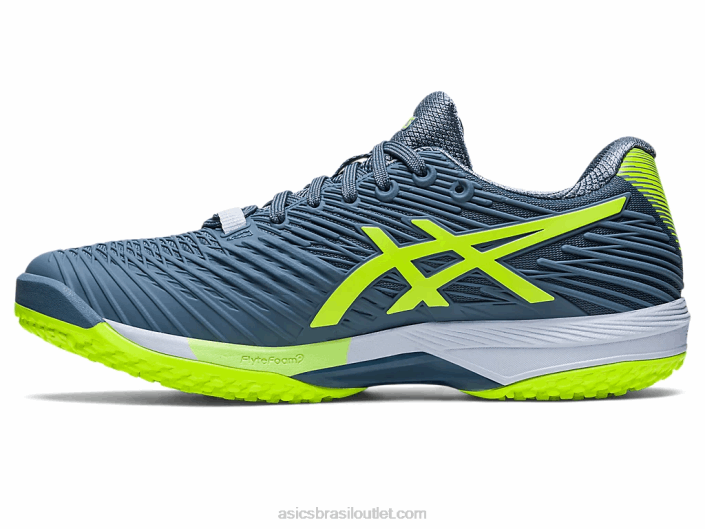 velocidade da solução ff 2 oc 462T562 azul aço/verde perigoso Asics