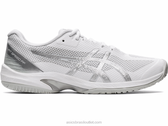 velocidade de corte ff 462T2009 branco/prata pura Asics
