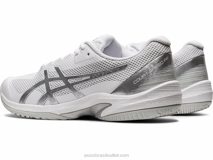 velocidade de corte ff 462T2009 branco/prata pura Asics