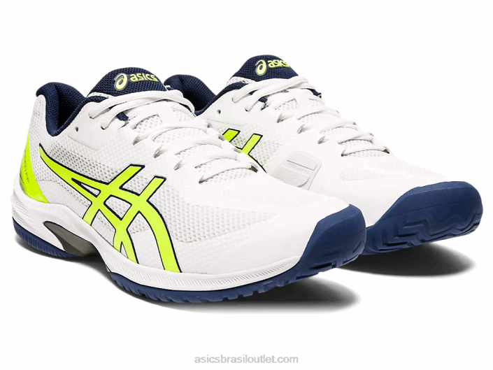velocidade de corte ff 462T2054 branco/amarelo de segurança Asics