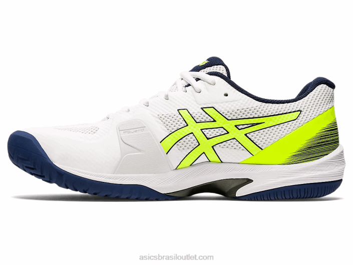 velocidade de corte ff 462T2054 branco/amarelo de segurança Asics