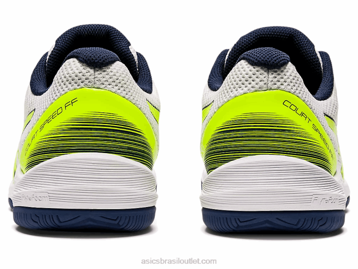 velocidade de corte ff 462T2054 branco/amarelo de segurança Asics