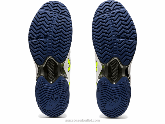velocidade de corte ff 462T2054 branco/amarelo de segurança Asics