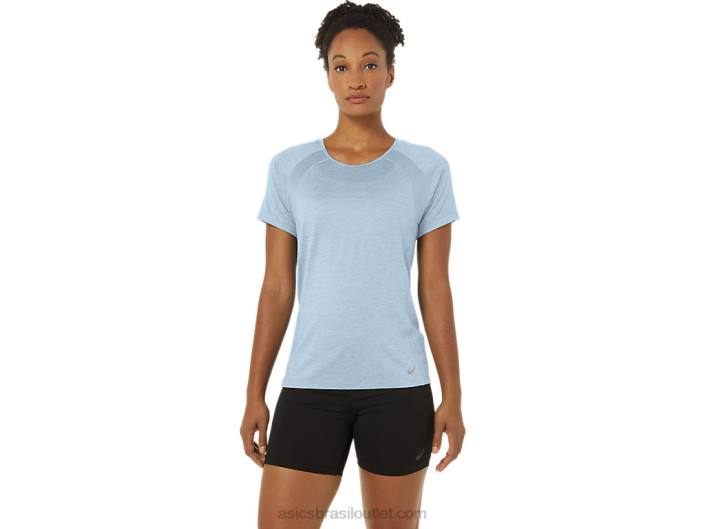 blusa pr lyte manga curta c110 feminina 462T2166 céu Asics
