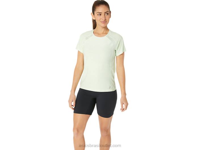 blusa pr lyte manga curta c110 feminina 462T2173 sussurro verde Asics