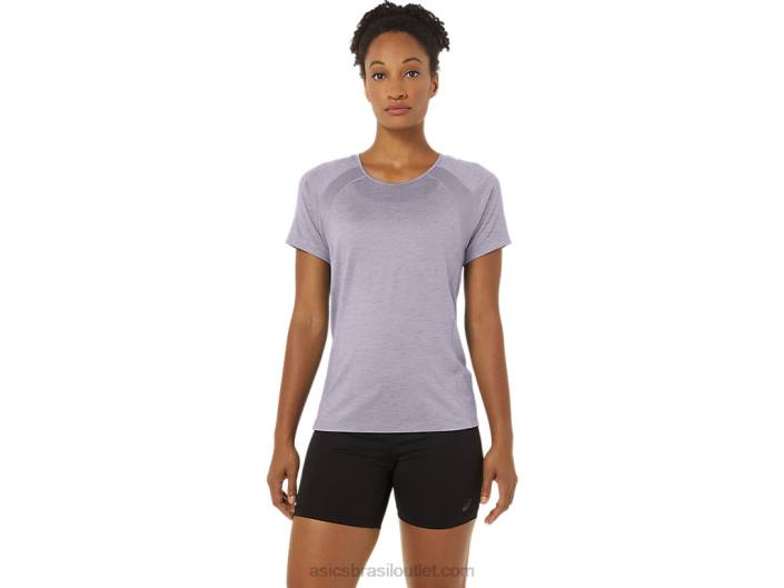 blusa pr lyte manga curta c110 feminina 462T2285 violeta crepúsculo Asics