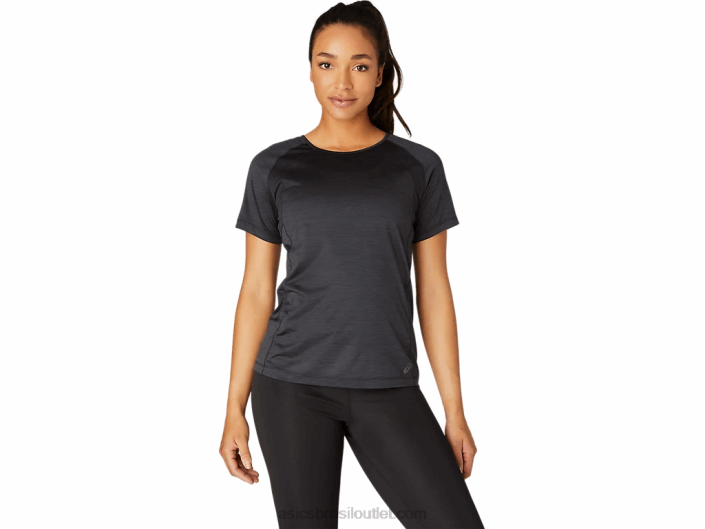 blusa pr lyte manga curta c110 feminina 462T4094 desempenho preto Asics