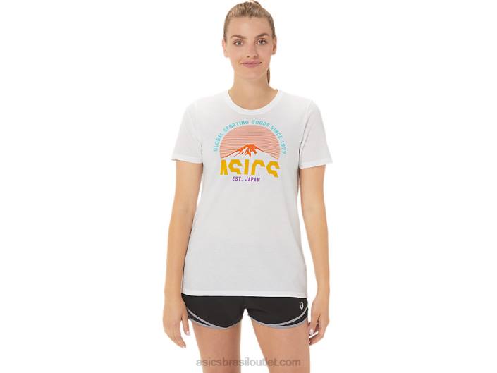 gsg feminino desde 1977 equipe de aventura 462T1044 branco brilhante Asics