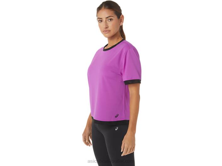 kate mesh manga curta feminina 462T2748 orquídea Asics