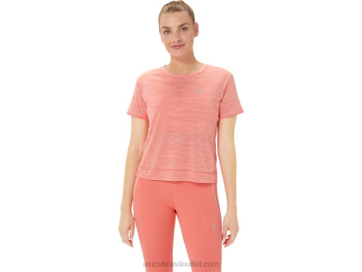 top de corrida feminino 462T2238 mamão/goiaba Asics