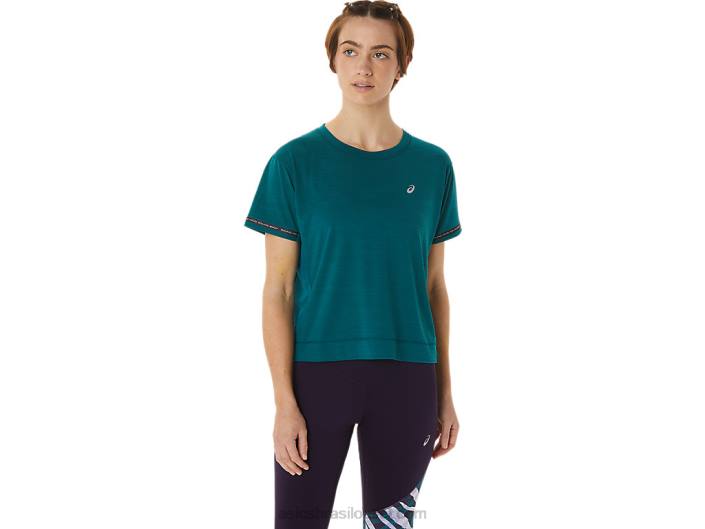 top de corrida feminino 462T3091 pinho aveludado Asics