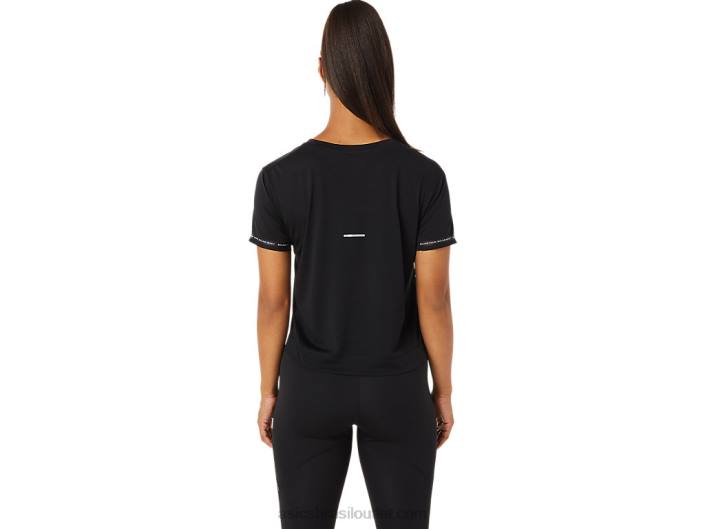 top de corrida feminino 462T3330 desempenho preto Asics