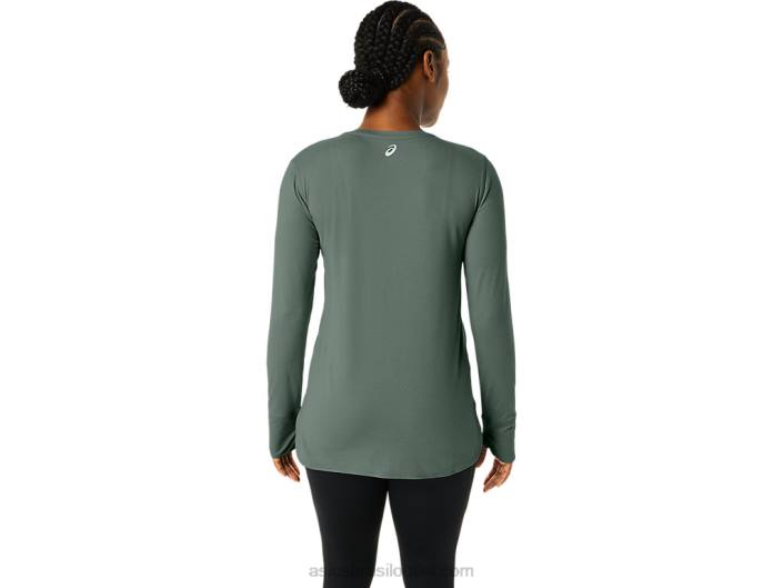 top de manga comprida urze feminino 462T2176 hera urze Asics