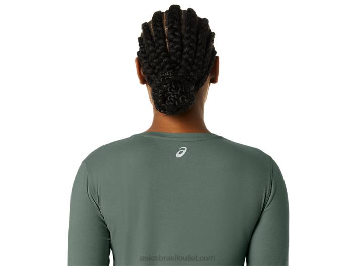top de manga comprida urze feminino 462T2176 hera urze Asics