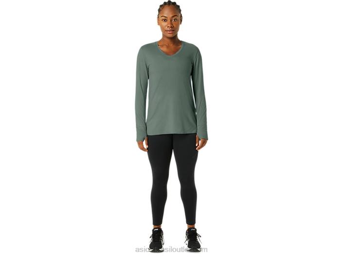 top de manga comprida urze feminino 462T2176 hera urze Asics