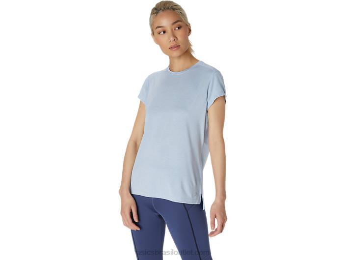 top feminino manga curta dorai 462T3810 urze de névoa Asics