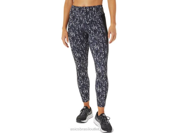 feminino kate 7/8 justo 462T3105 desempenho escovado japão preto Asics