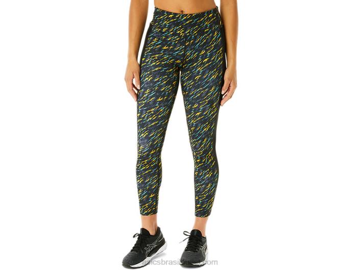 feminino kate 7/8 justo 462T3408 sombra noturna/sage print Asics