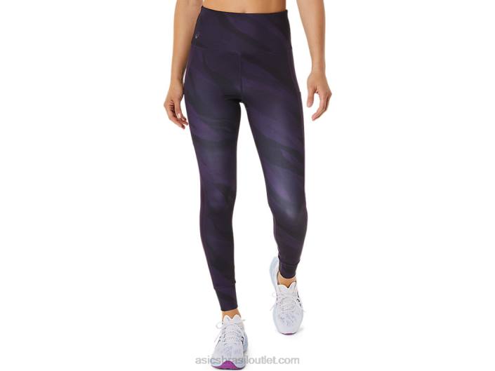 gráfico de treinamento feminino justo 462T2944 sombra da noite Asics