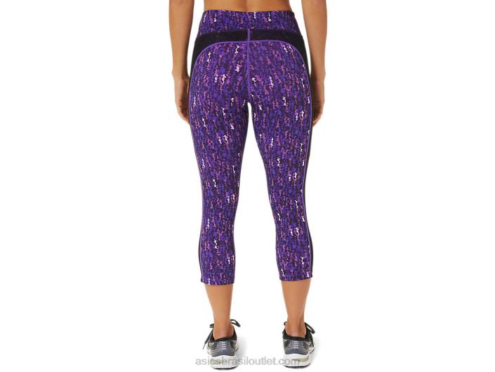 kate bolso capri feminino 462T3020 orquídea japonesa escovada/preta Asics