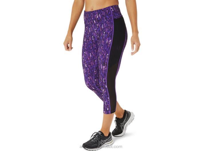 kate bolso capri feminino 462T3020 orquídea japonesa escovada/preta Asics