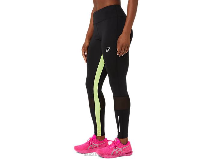 lite-show feminino justo 462T3484 desempenho preto/verde limão Asics