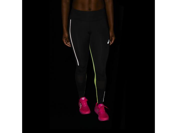 lite-show feminino justo 462T3484 desempenho preto/verde limão Asics