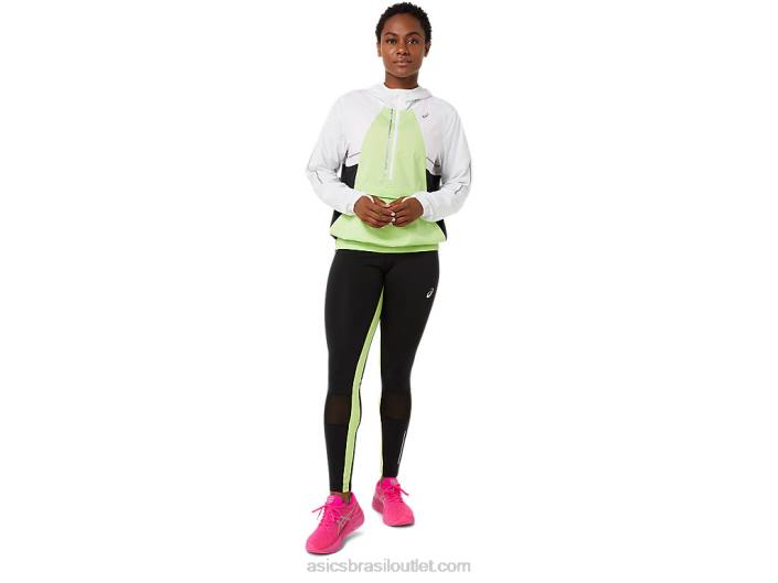 lite-show feminino justo 462T3484 desempenho preto/verde limão Asics