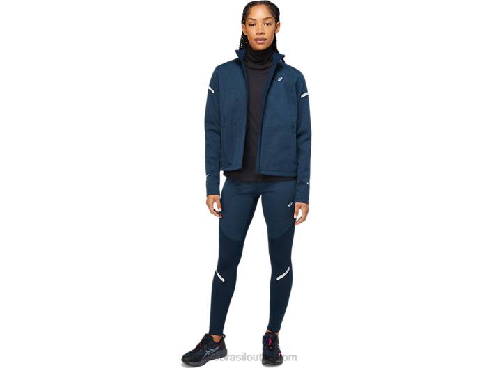 lite-show feminino justo para o inverno 462T3635 azul francês Asics
