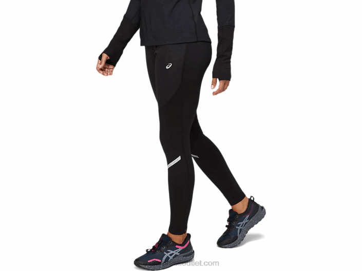 lite-show feminino justo para o inverno 462T3645 desempenho preto Asics