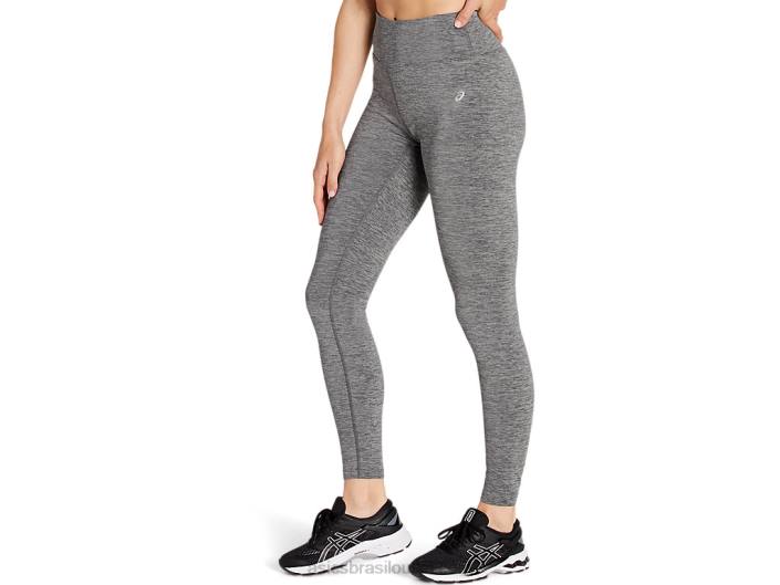 meias femininas 7/8 462T4136 urze cinza escuro Asics
