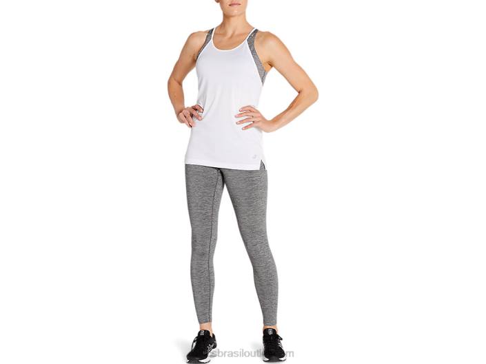 meias femininas 7/8 462T4136 urze cinza escuro Asics