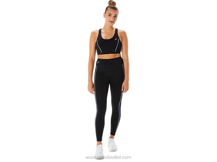 núcleo de treinamento feminino apertado 462T2323 desempenho preto Asics