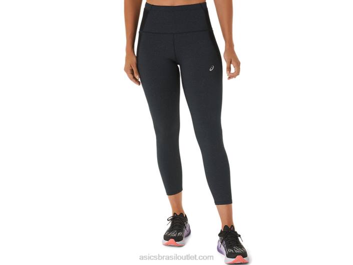 suprimento de distância feminino 7/8 apertado 462T2497 urze preta de desempenho Asics