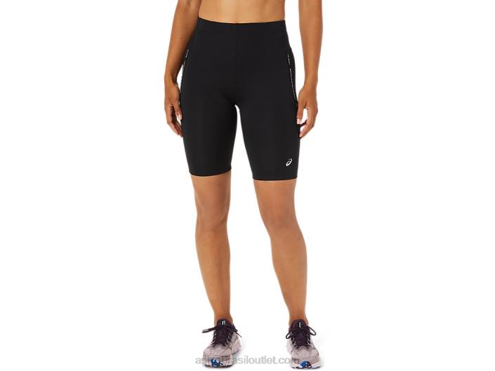 velocista de corrida feminina apertado 462T2242 desempenho preto Asics