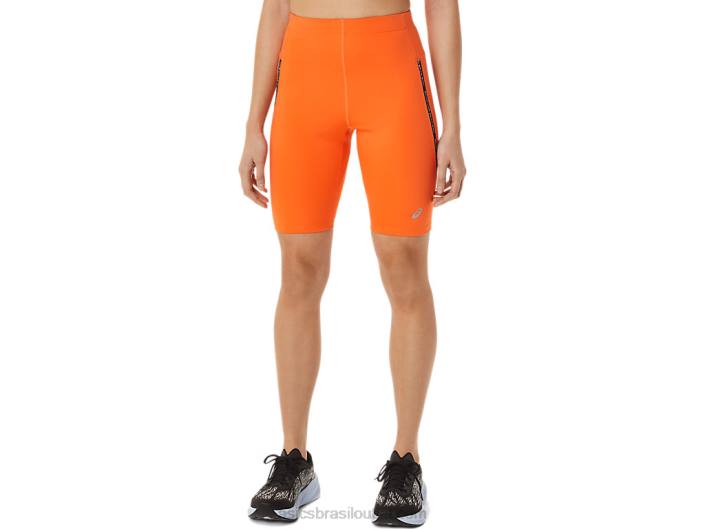 velocista de corrida feminina apertado 462T2253 nova laranja Asics