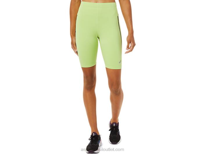 velocista de corrida feminina apertado 462T3460 verde limão Asics