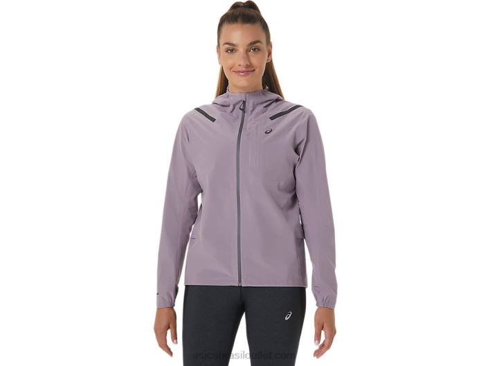 jaqueta acelera impermeável 2.0 feminina 462T2543 quartzo violeta Asics