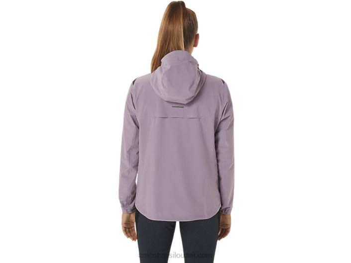 jaqueta acelera impermeável 2.0 feminina 462T2543 quartzo violeta Asics