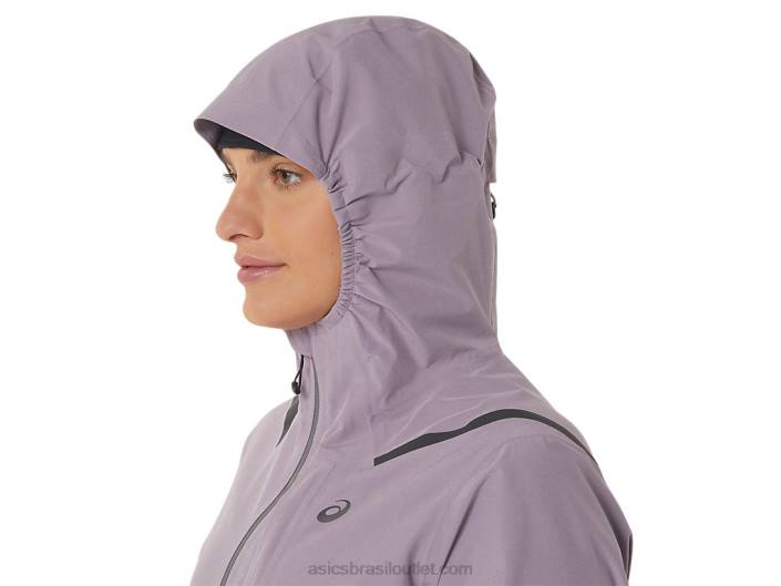 jaqueta acelera impermeável 2.0 feminina 462T2543 quartzo violeta Asics
