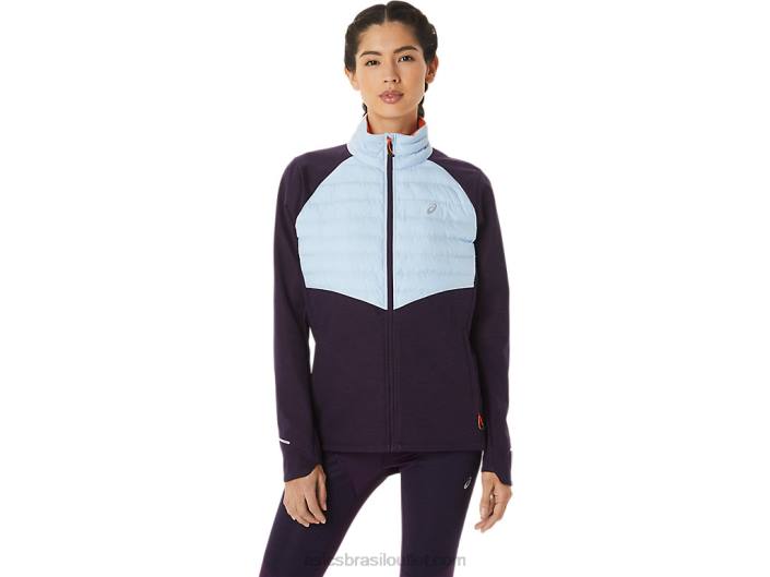 jaqueta de corrida de inverno feminina 462T2825 sombra noturna urze/céu suave Asics