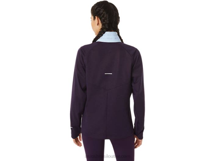 jaqueta de corrida de inverno feminina 462T2825 sombra noturna urze/céu suave Asics