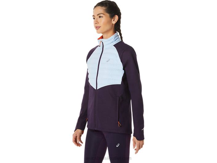 jaqueta de corrida de inverno feminina 462T2825 sombra noturna urze/céu suave Asics