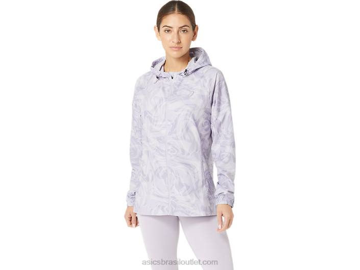 jaqueta feminina pr lyte packable 462T2318 crepúsculo violeta sumi drop Asics