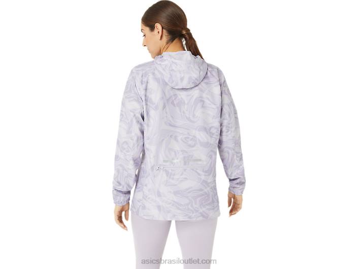 jaqueta feminina pr lyte packable 462T2318 crepúsculo violeta sumi drop Asics