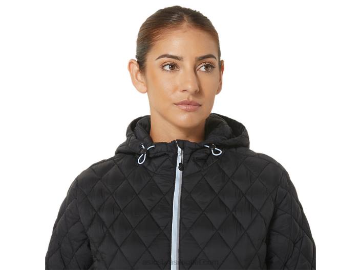 jaqueta isolada de desempenho feminino 462T2721 desempenho céu preto/suave Asics