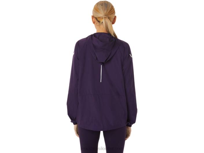 jaqueta lite show feminina 462T2790 sombra noturna/orquídea Asics