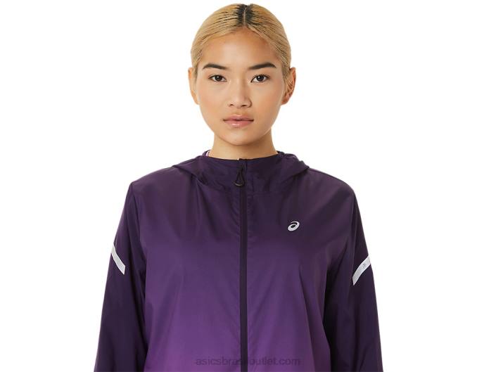 jaqueta lite show feminina 462T2790 sombra noturna/orquídea Asics