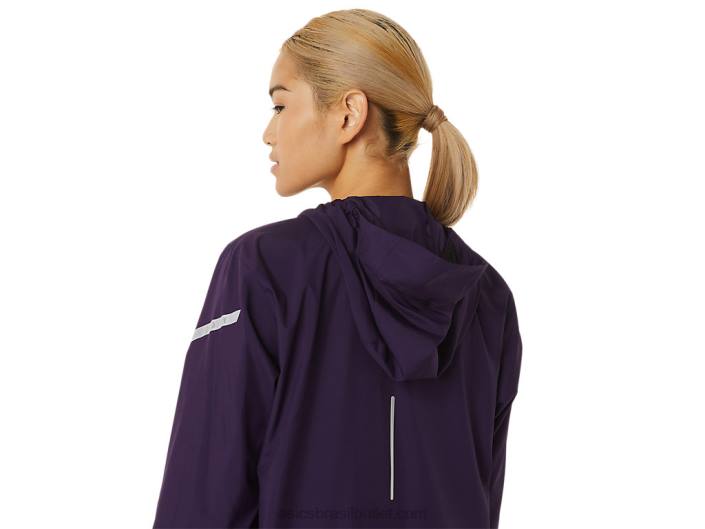jaqueta lite show feminina 462T2790 sombra noturna/orquídea Asics