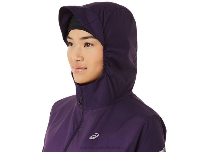 jaqueta lite show feminina 462T2790 sombra noturna/orquídea Asics